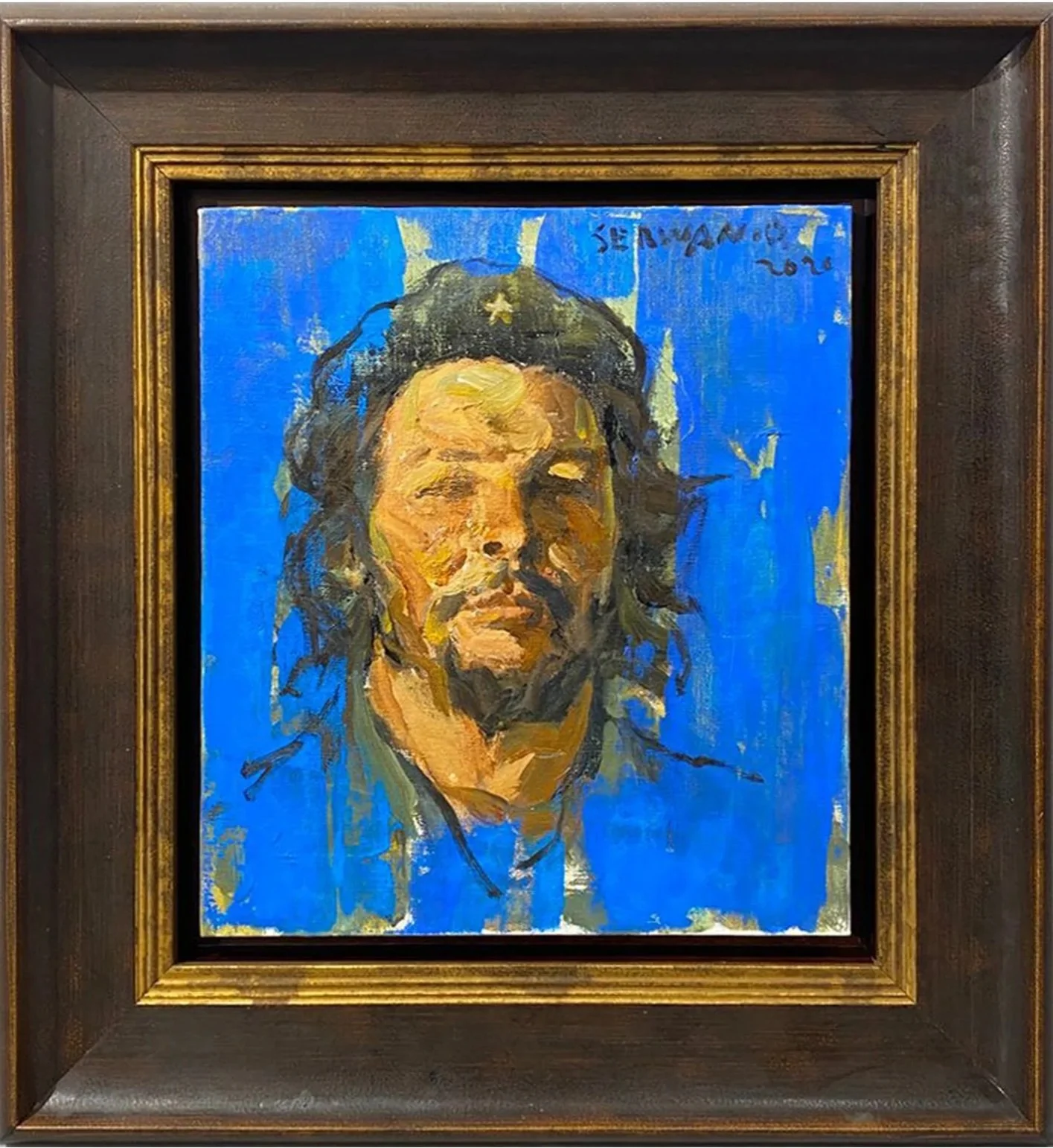 Che Guevara  
Acrylic on canvas  
37 x 33 cm  
2020  
Price Upon Request