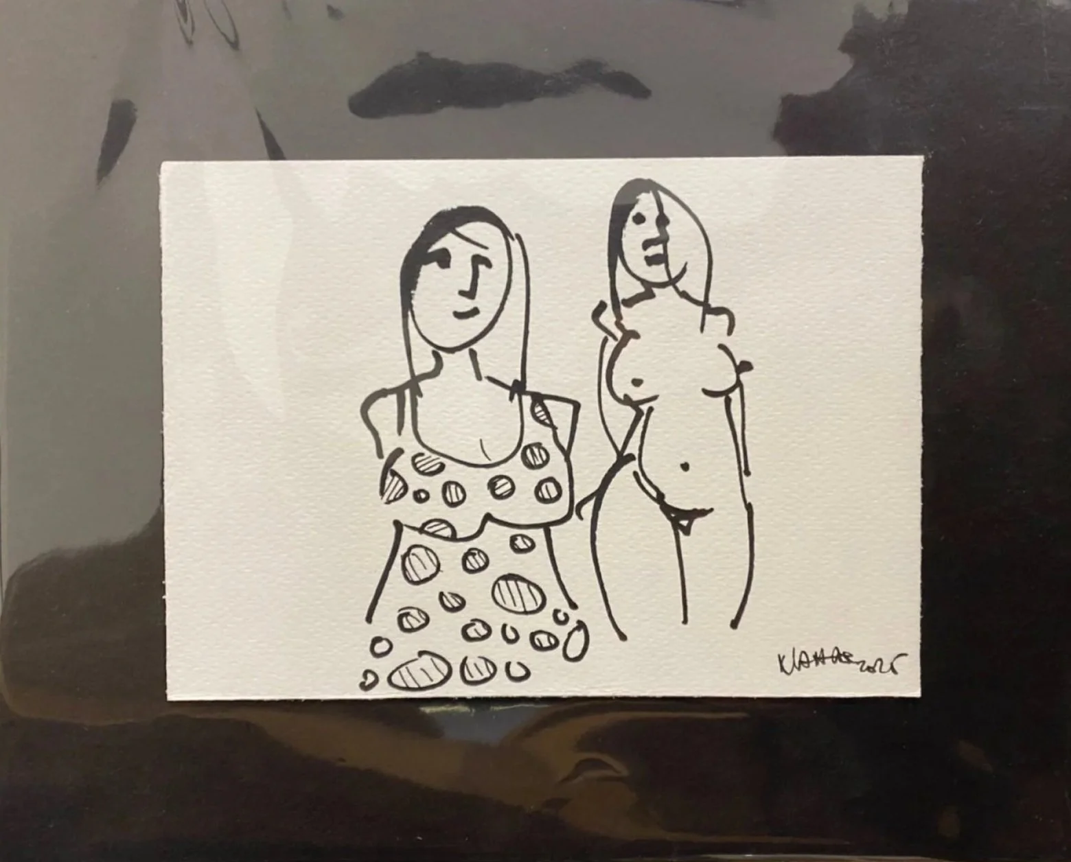 Untitled  
Acrylic on cardboard  
12 x 17 cm  
2025  
Price Upon Request