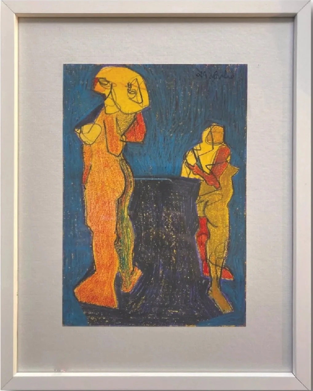 Untitled  
Mixed media on cardboard  
21 x 15 cm  
Price Upon Request