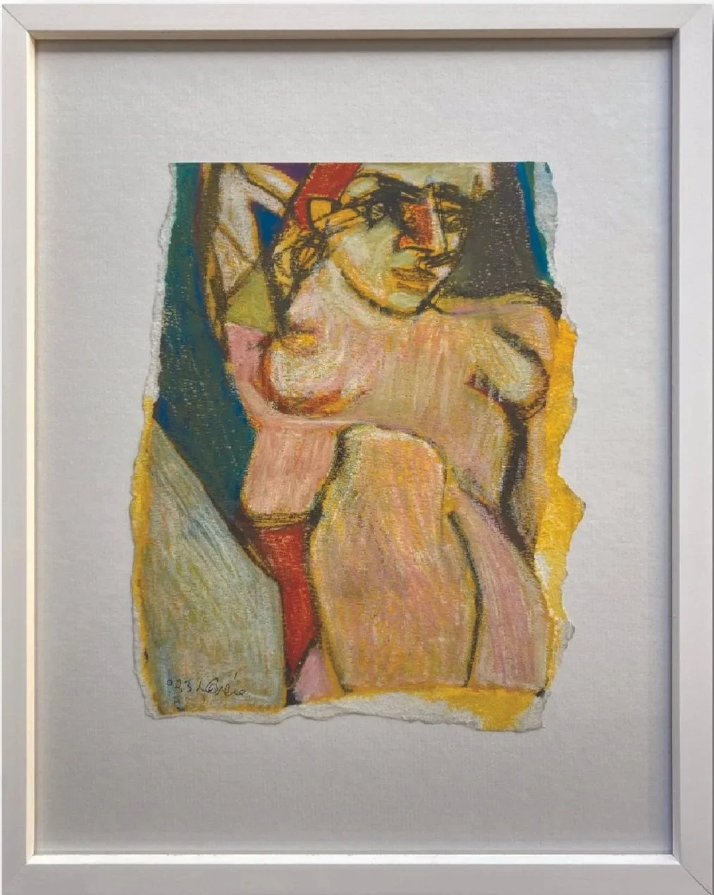 Untitled  
Mixed media on cardboard  
21 x 15 cm  
Price Upon Request