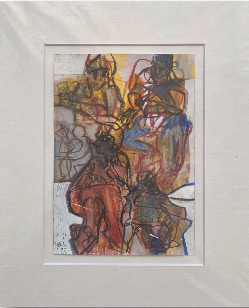 Untitled  
Mixed media on cardboard  
15 x 10 cm  
Price Upon Request