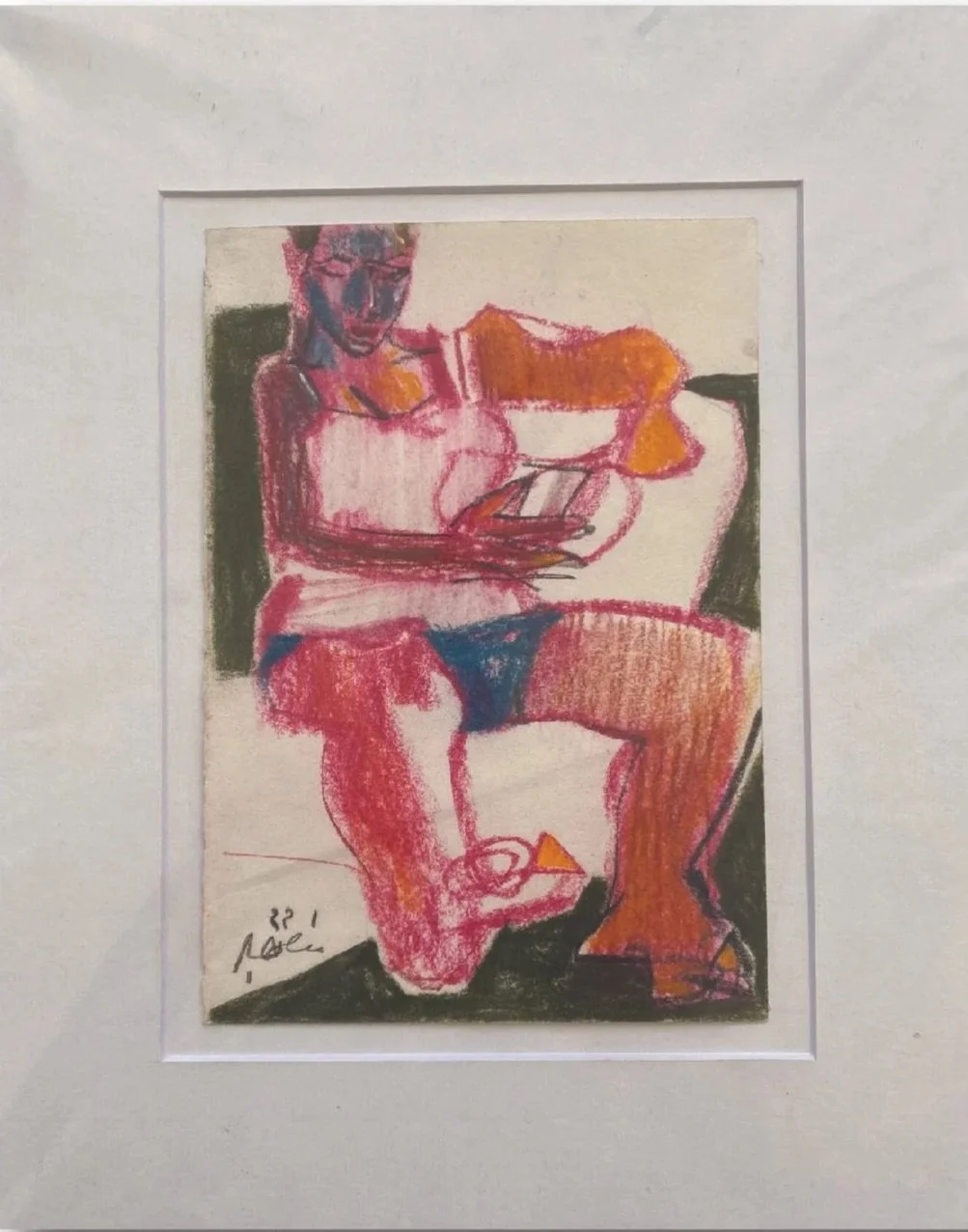 Untitled  
Mixed media on cardboard  
15 x 10 cm  
Price Upon Request