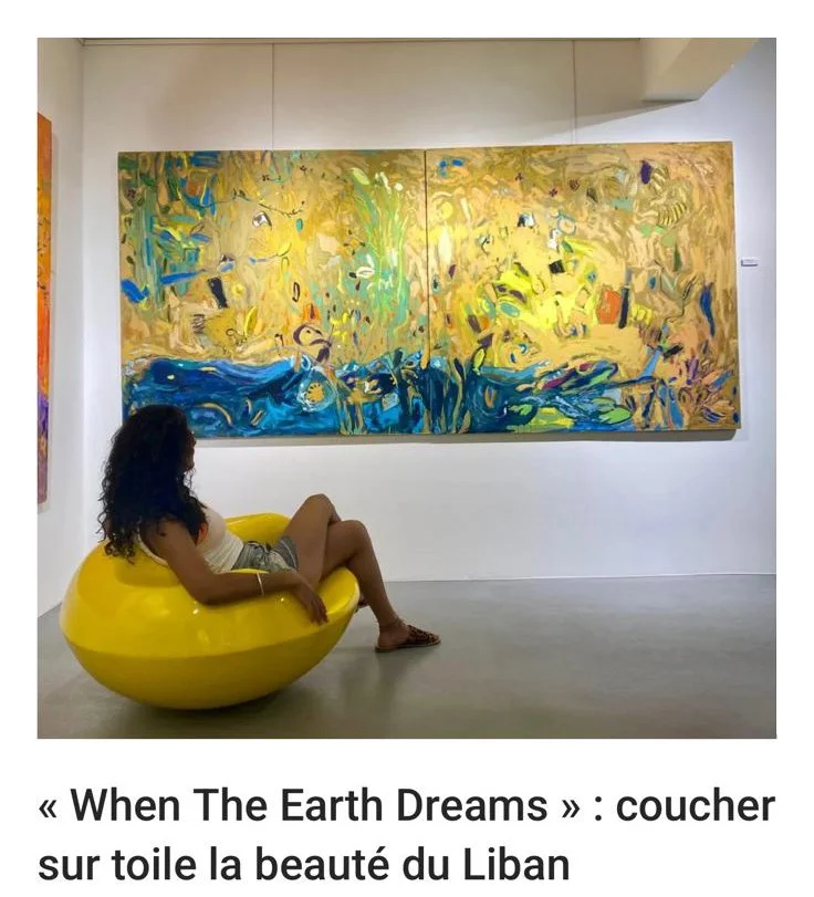"When The Earth Dreams": Capturing the beauty of Lebanon on canvas