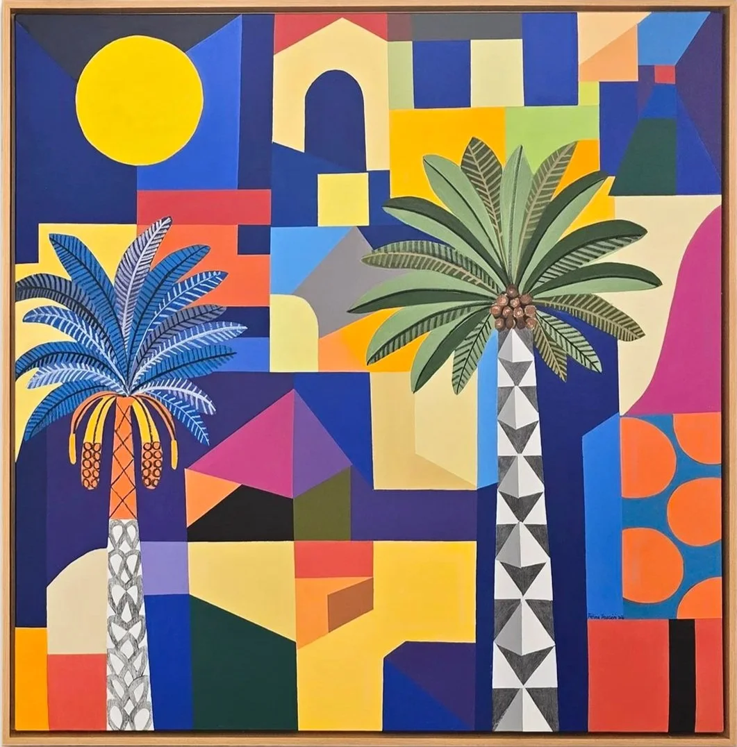 Palms 
Acrylic on canvas  
140 x 140 cm  
2026  
$5000