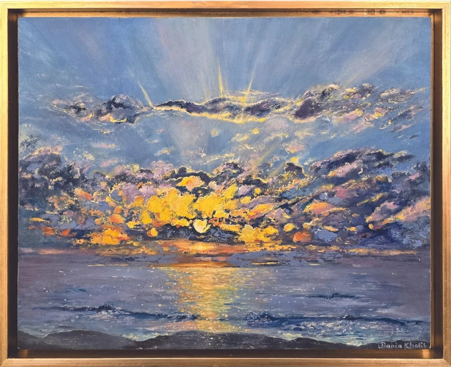 Untitled 
Acrylic on canvas  
40 x 50 cm  
$550