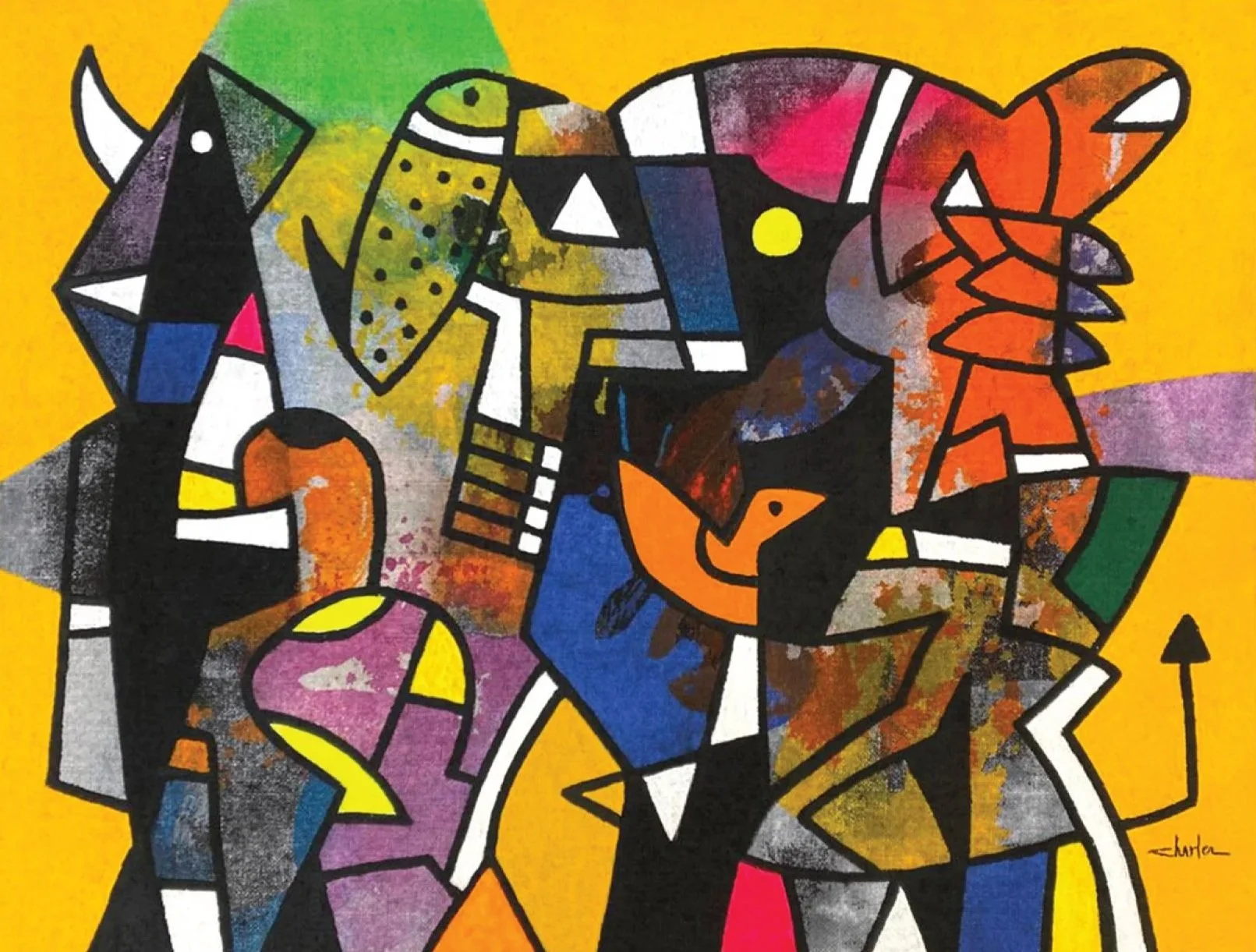 Untitled  
Acrylic on canvas 
61 x 81 cm  
Price Upon Request