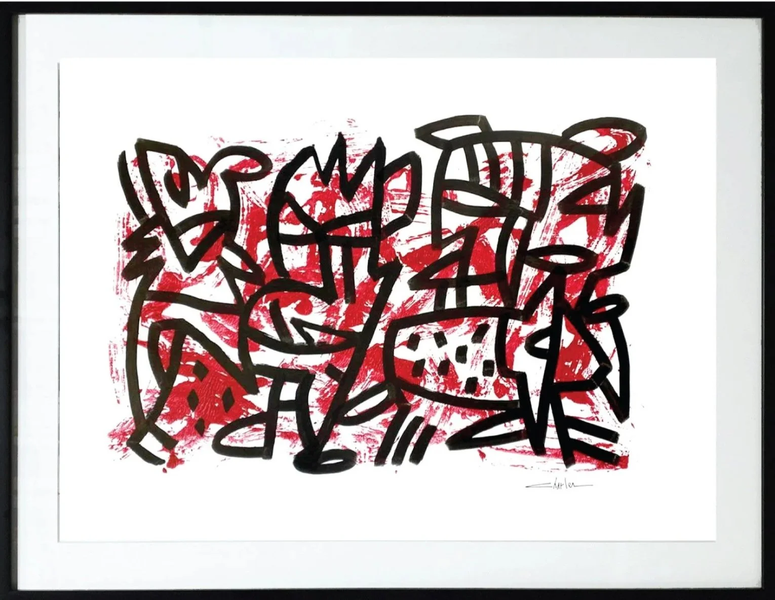 Untitled  
Acrylic on cardboard 
50 x 70 cm  
Price Upon Request