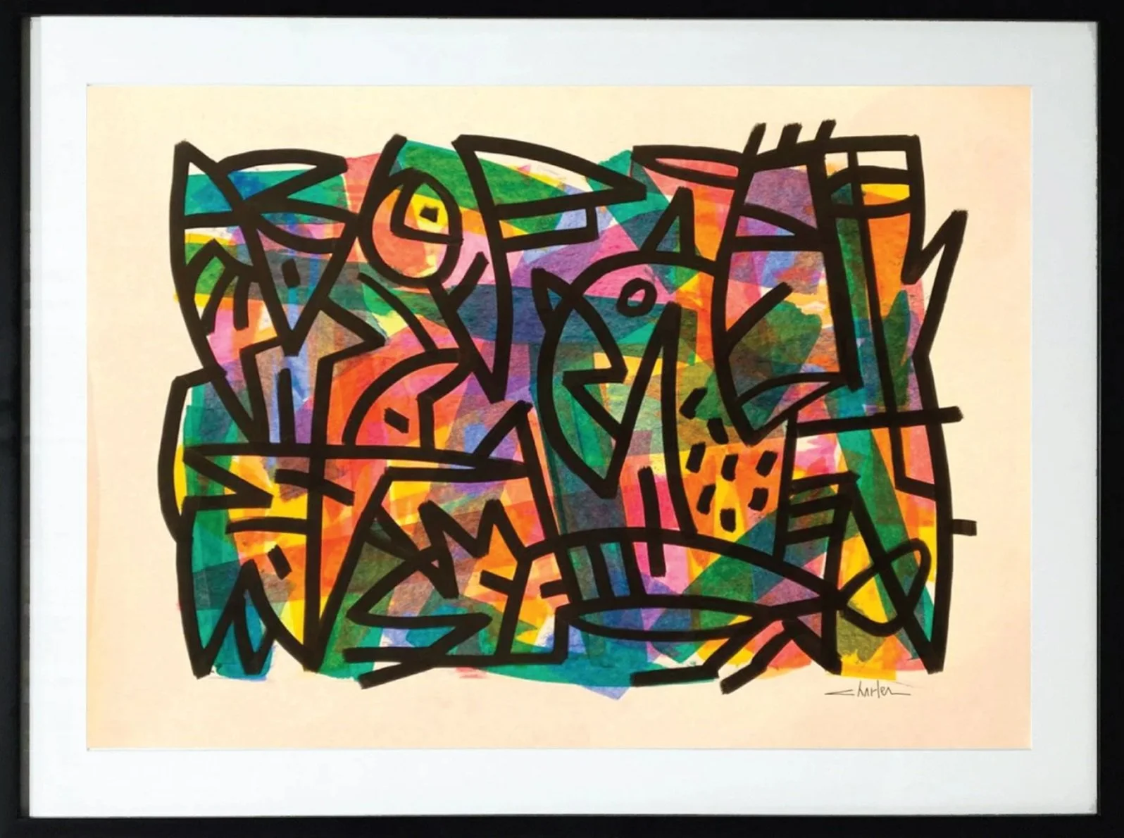 Untitled  
Acrylic on cardboard 
50 x 70 cm  
Price Upon Request