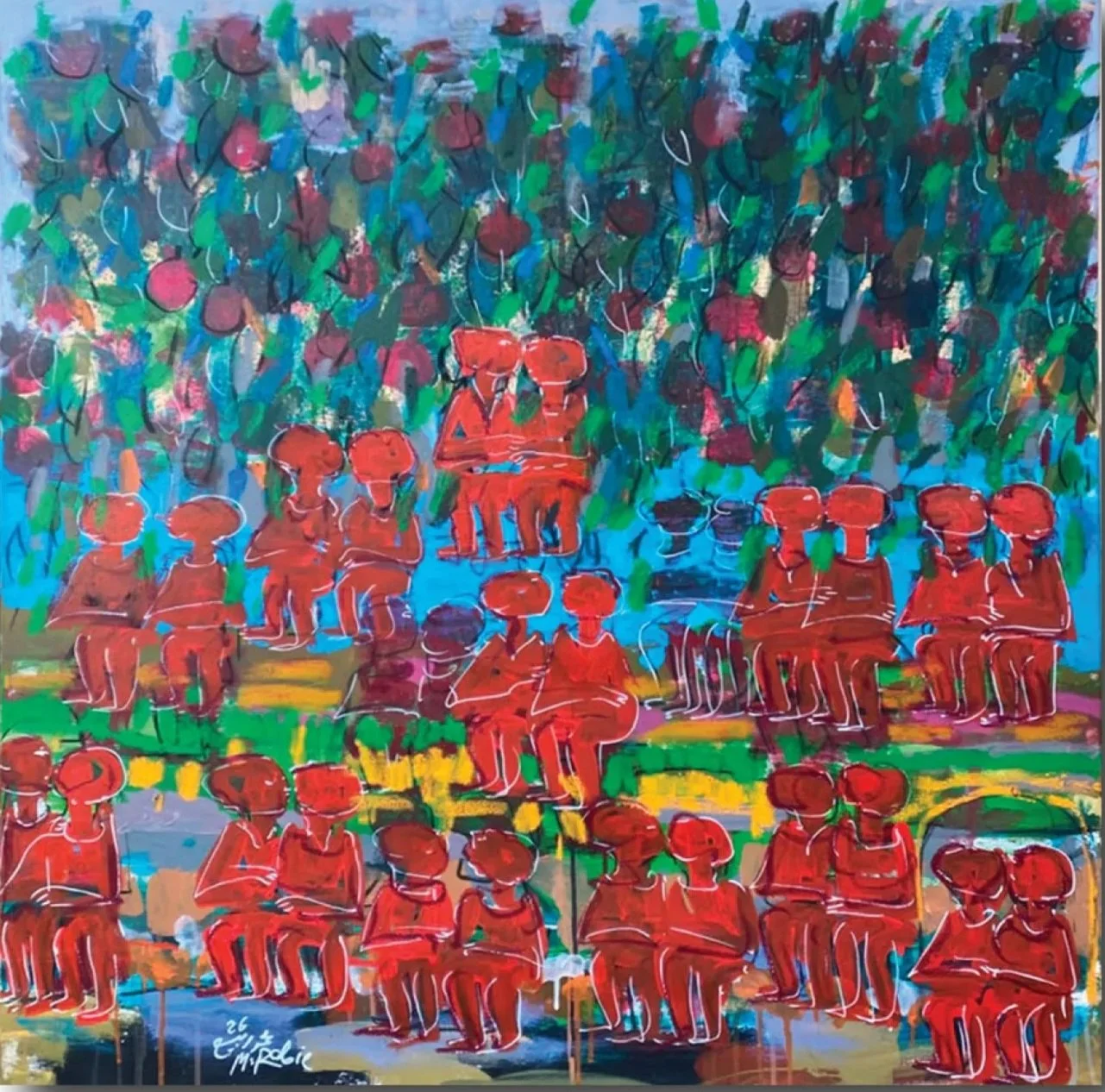 Untitled  
Acrylic on canvas  
100 x 100cm  
2026  
Price upon request