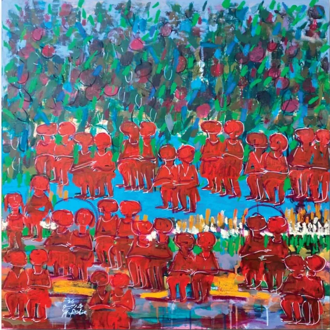 Untitled  
Acrylic on canvas  
100 x 100cm  
2026  
Price upon request
