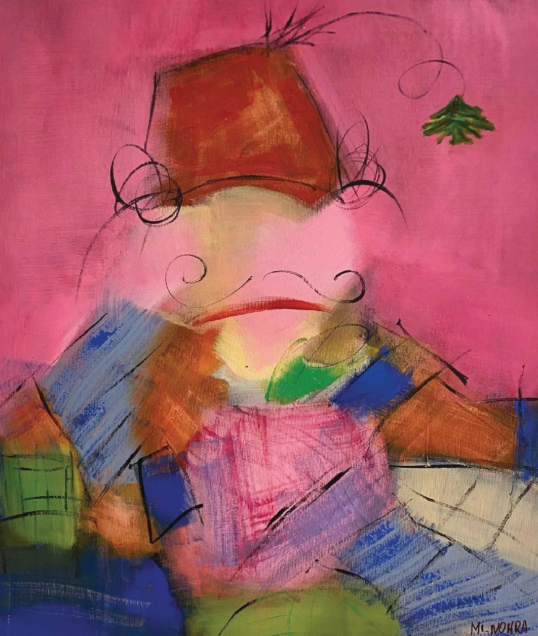 Le Libanais   
Acrylic on canvas  
64 x 55 cm 
2024  
$900