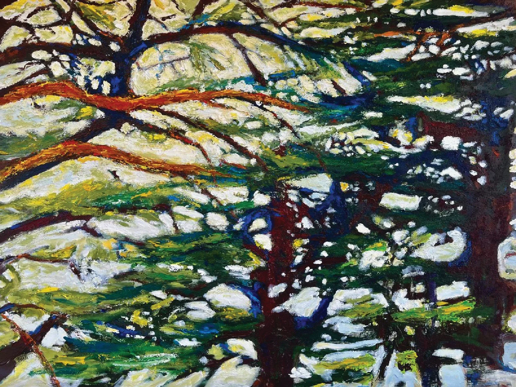 Cedars  
Acrylic on canvas  
110 x 150 cm  
2025  
$ 3000