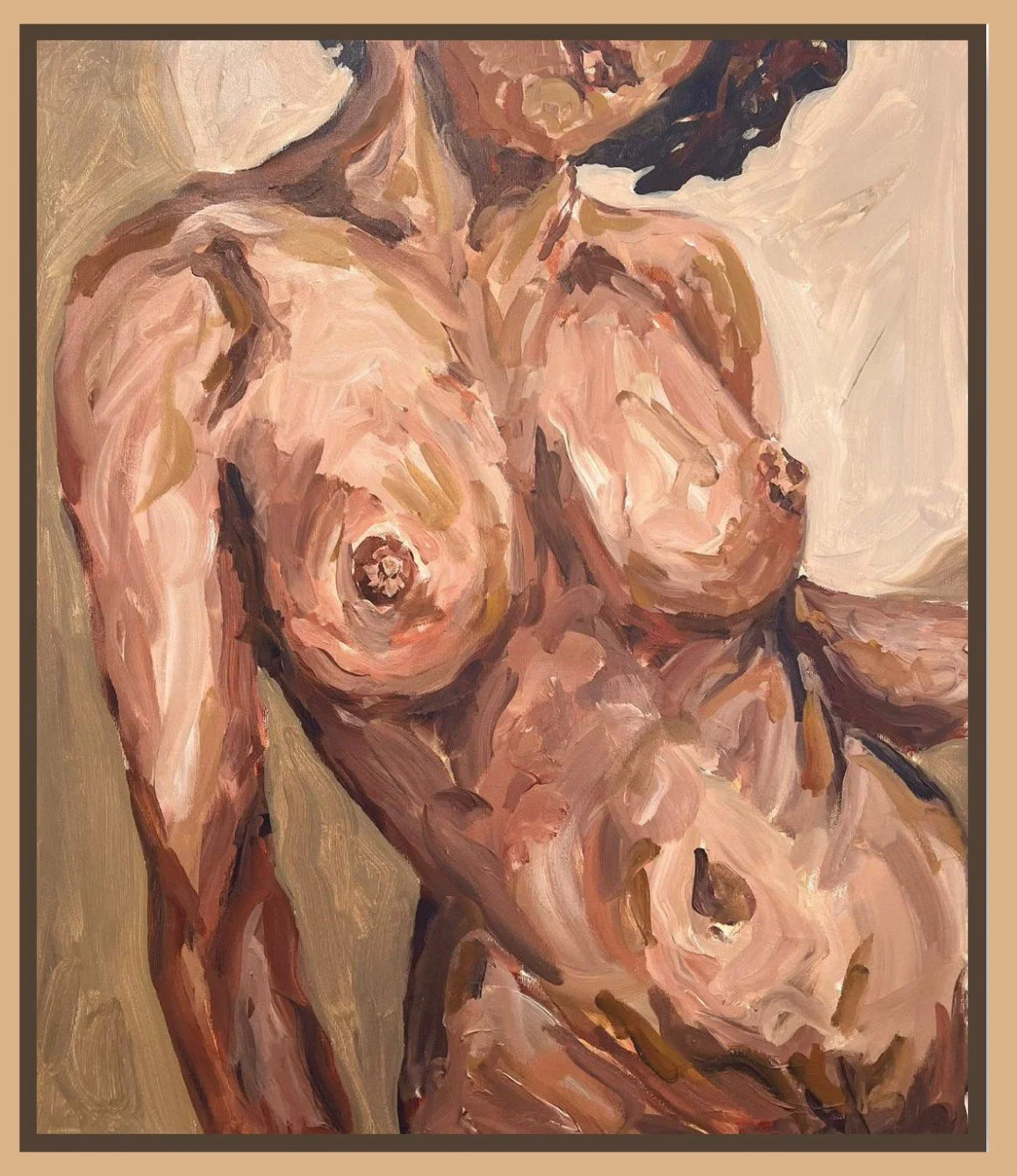 Untitled   
Acrylic on canvas  
65 x 55cm 
2025  
$600