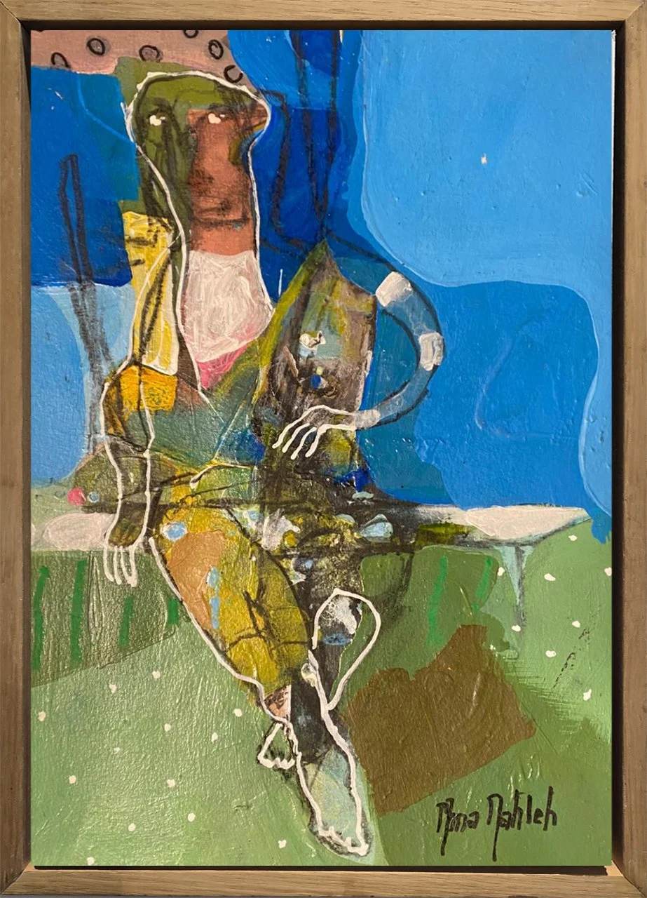 Untitled 
Mixed-media on cardboard  
30 x 21 cm  
Price Upon Request