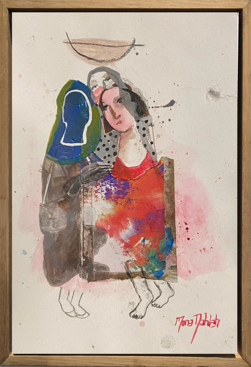 Untitled 
Mixed-media on cardboard  
30 x 21 cm  
Price Upon Request