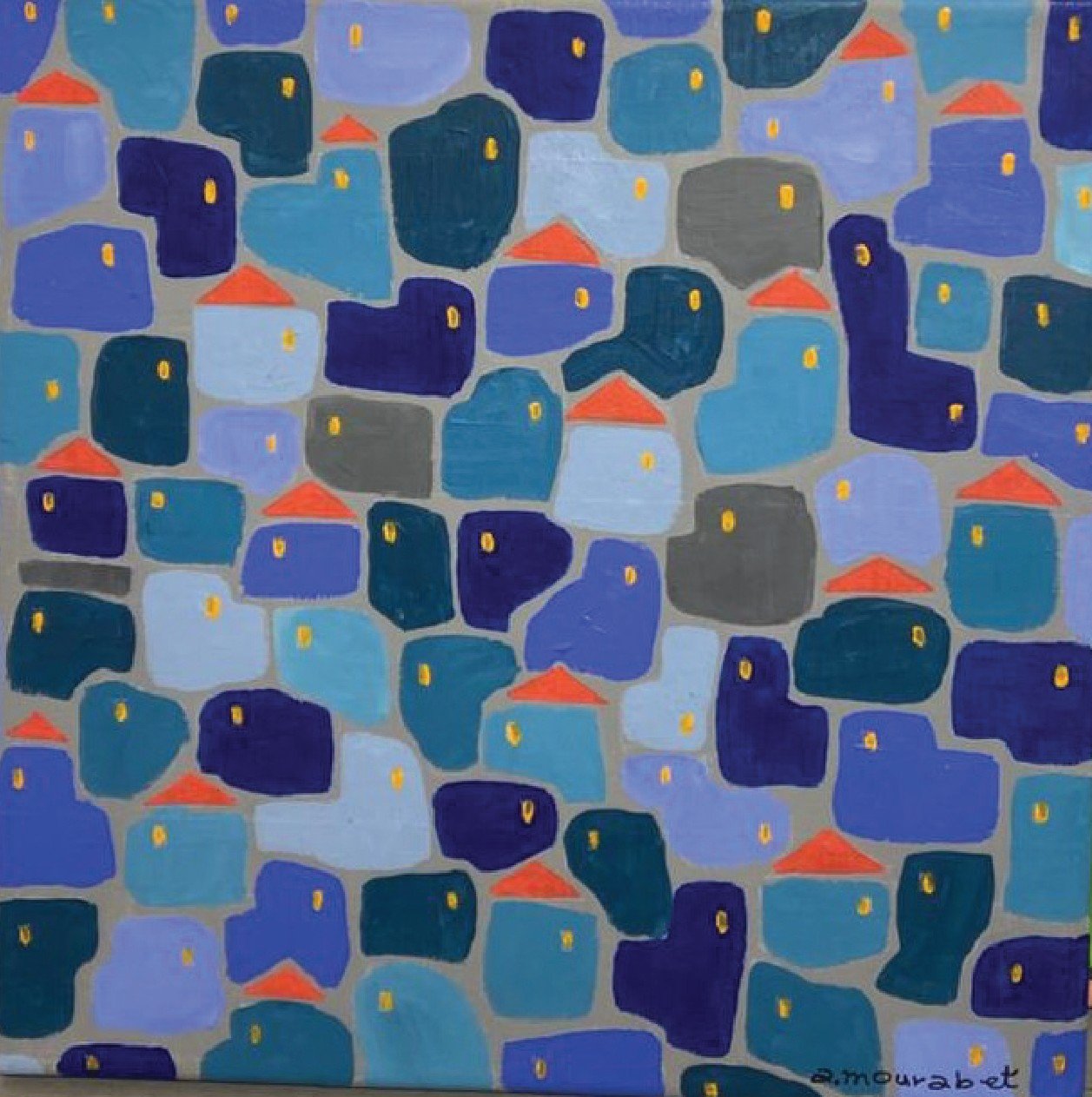 Untitled 
Acrylic on canvas  
35 x 35 cm  
2025 
$850