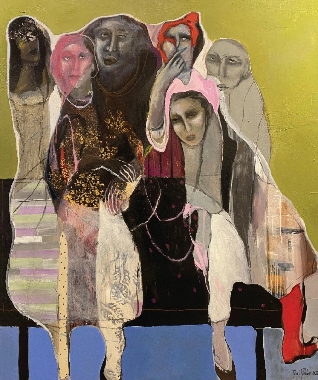 Holding The Fort 
Mixed-media on canvas 
140 x 120 cm  
2022 
Price Upon Request