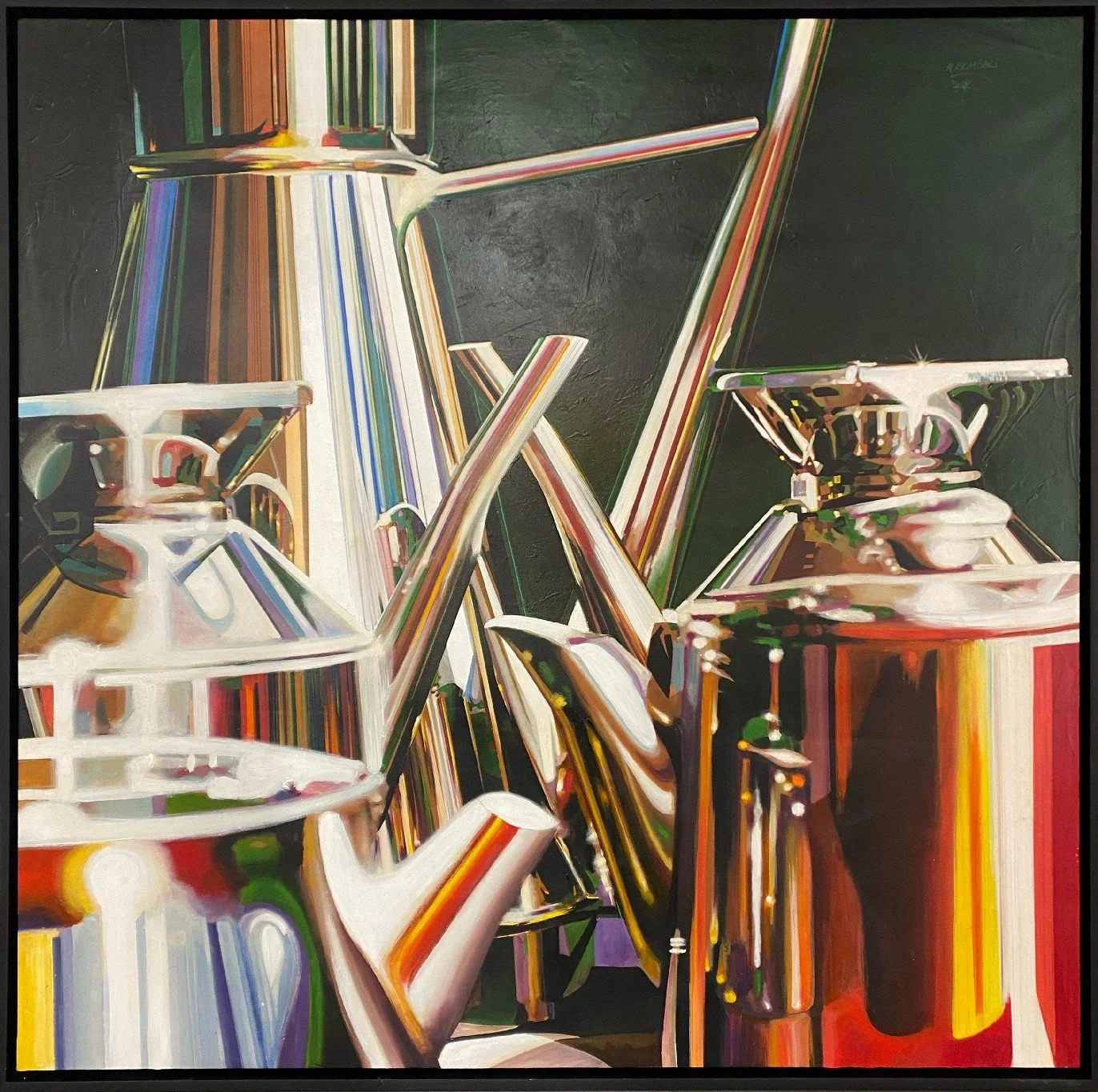 Reflections   
Oil on canvas 
140 x 143 cm  
2023  
$ 13,000