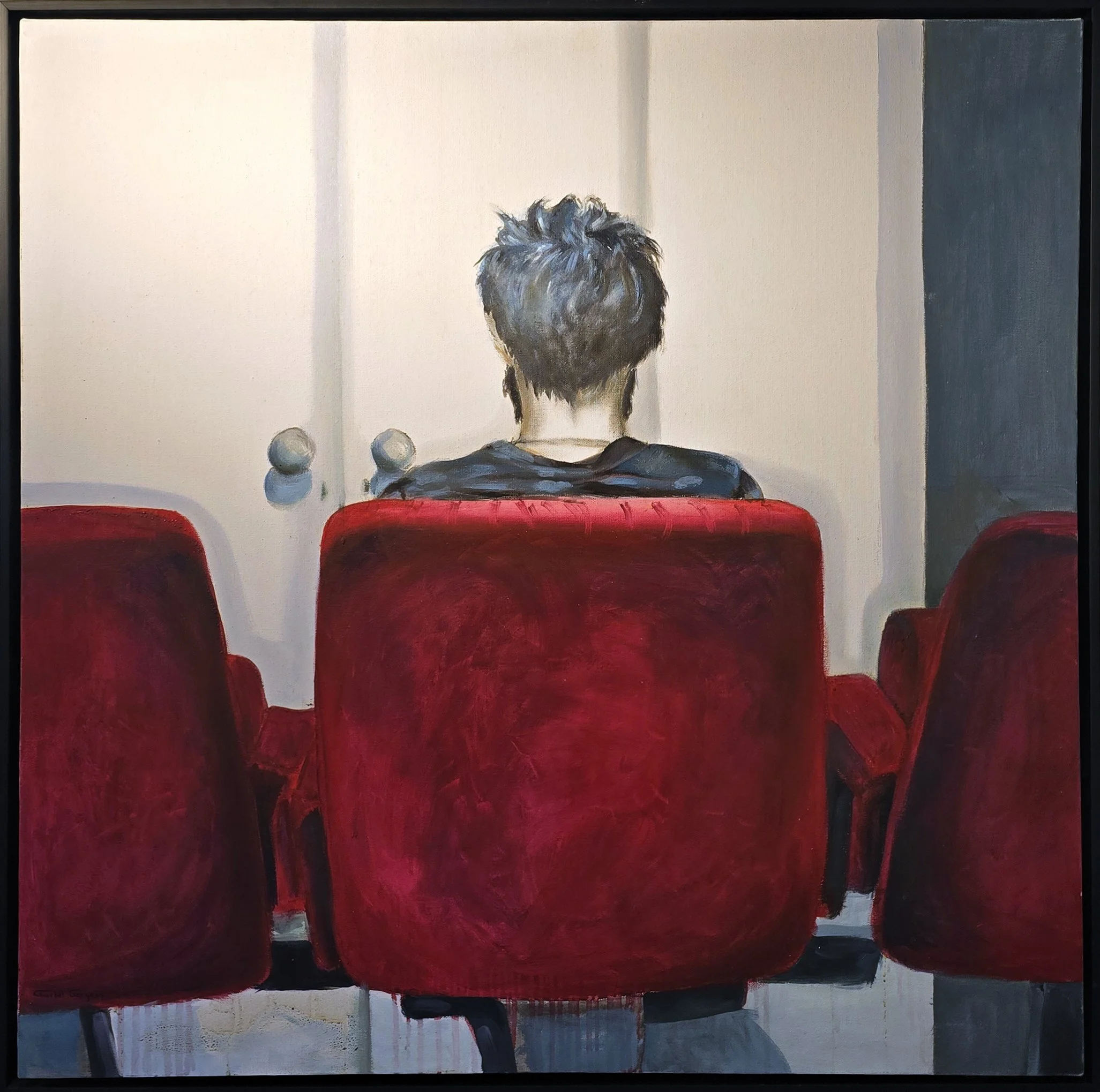 Unwelcome #19  
Oil on canvas 
100 x 100 cm  
Price Upon Request