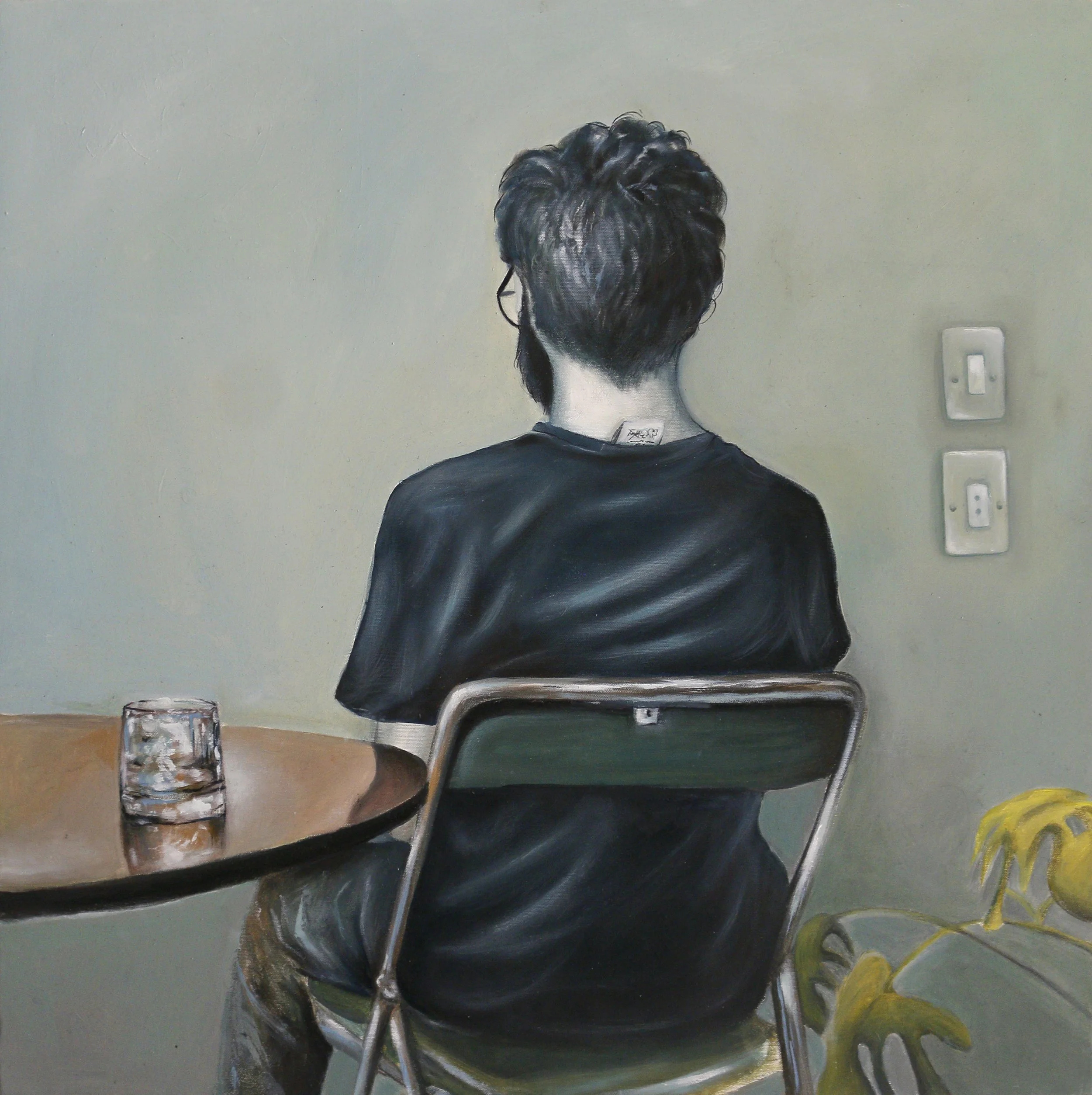 Unwelcome #08  
Oil on canvas 
75 x 75 cm  
SOLD