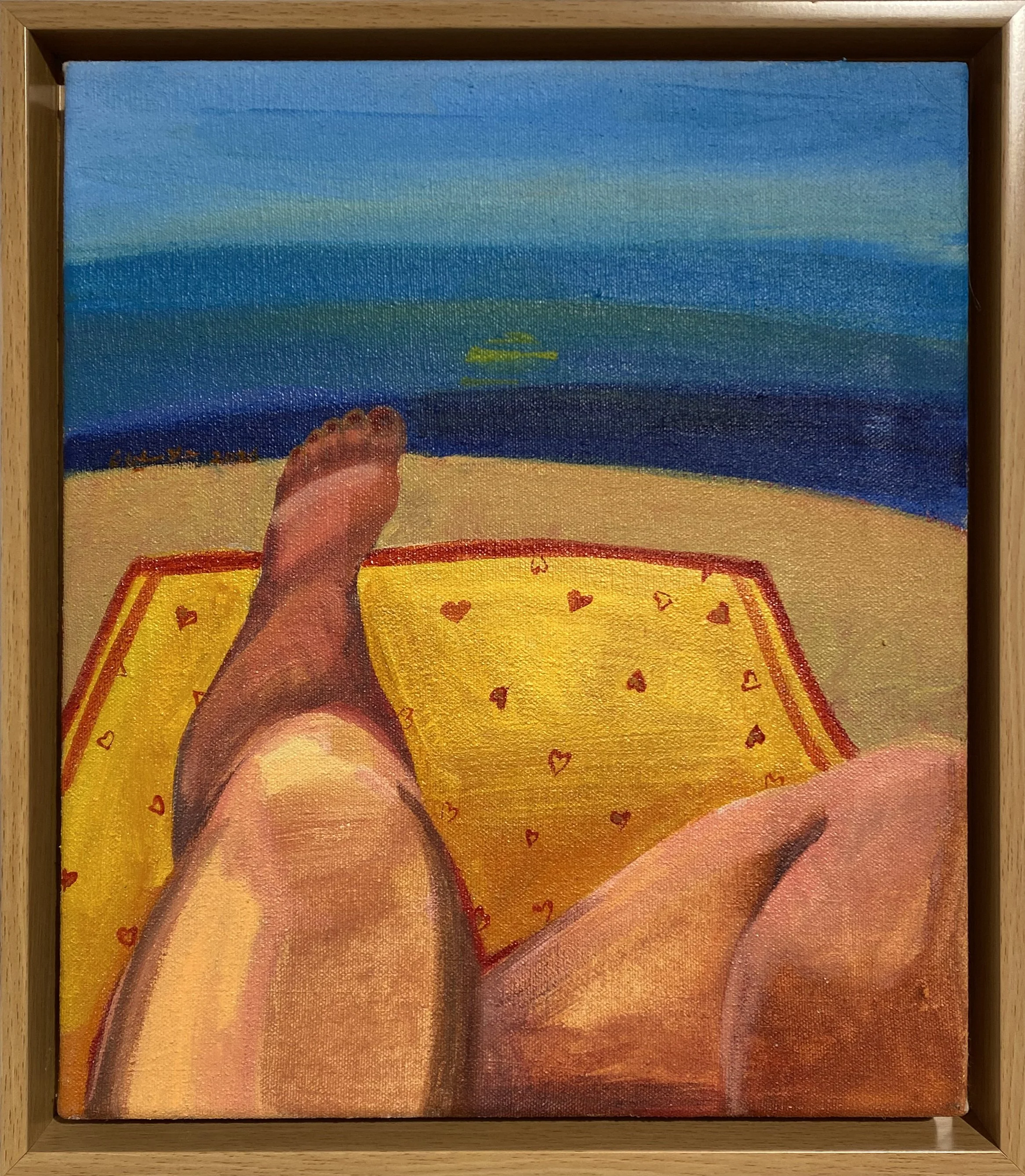 Untitled 
Acrylic on canvas  
35 x 30cm  
2026  
$400