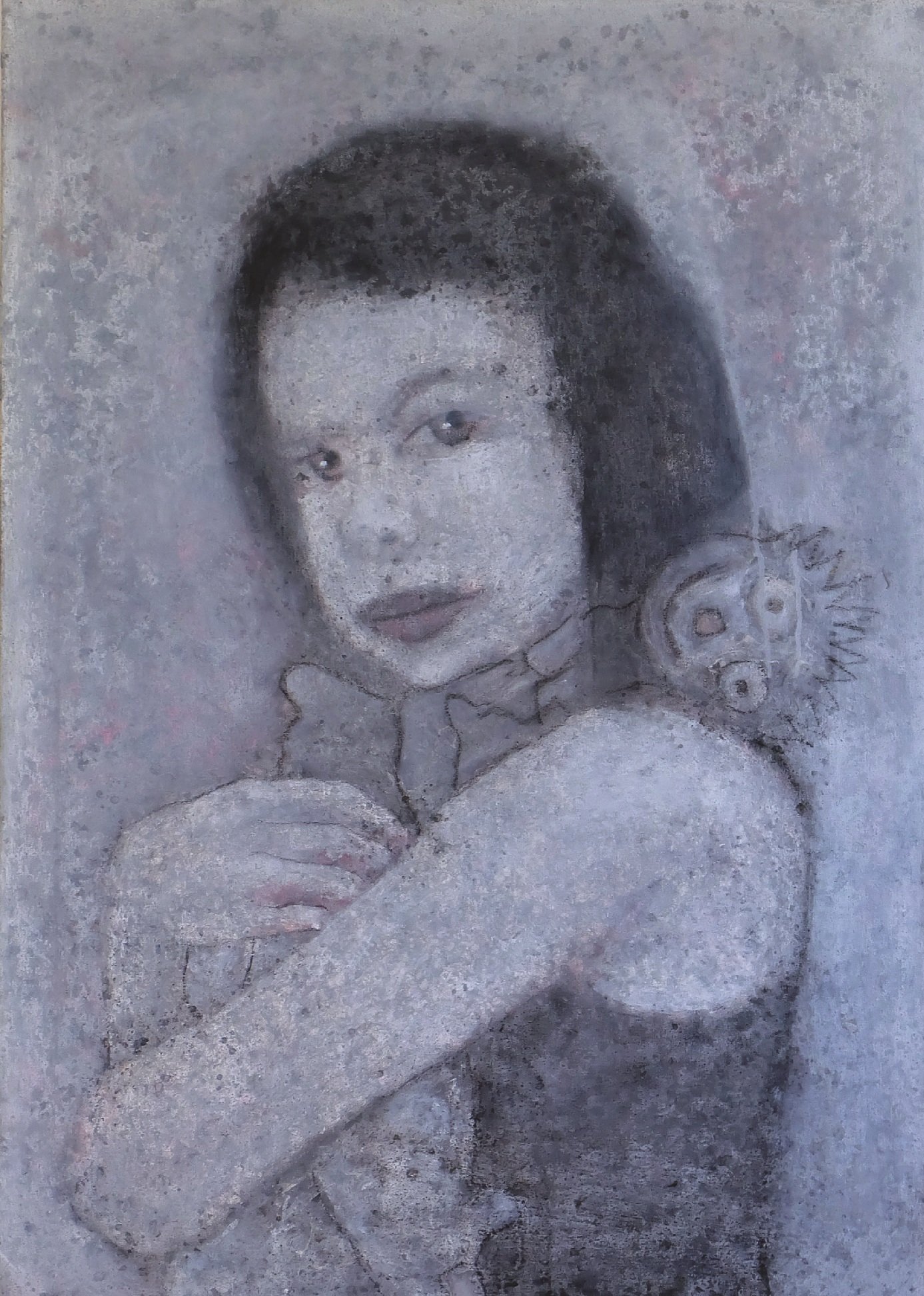 Untitled  
Mixed media on canvas  
100 x 70 cm  
Price Upon Request