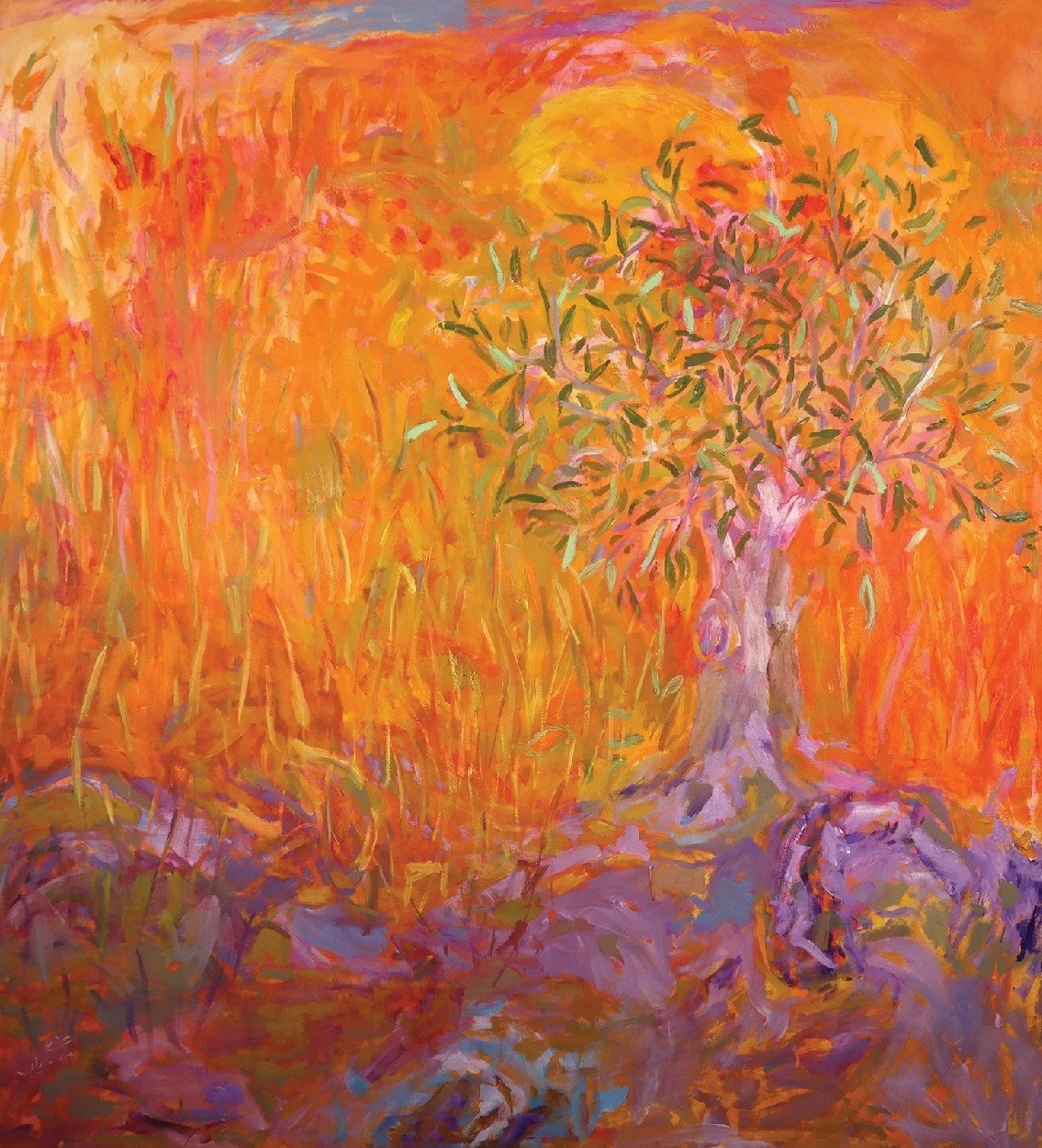 When The Earth Dreams  
Oil on canvas  
165 x 150 cm  
2025  
Price Upon Request