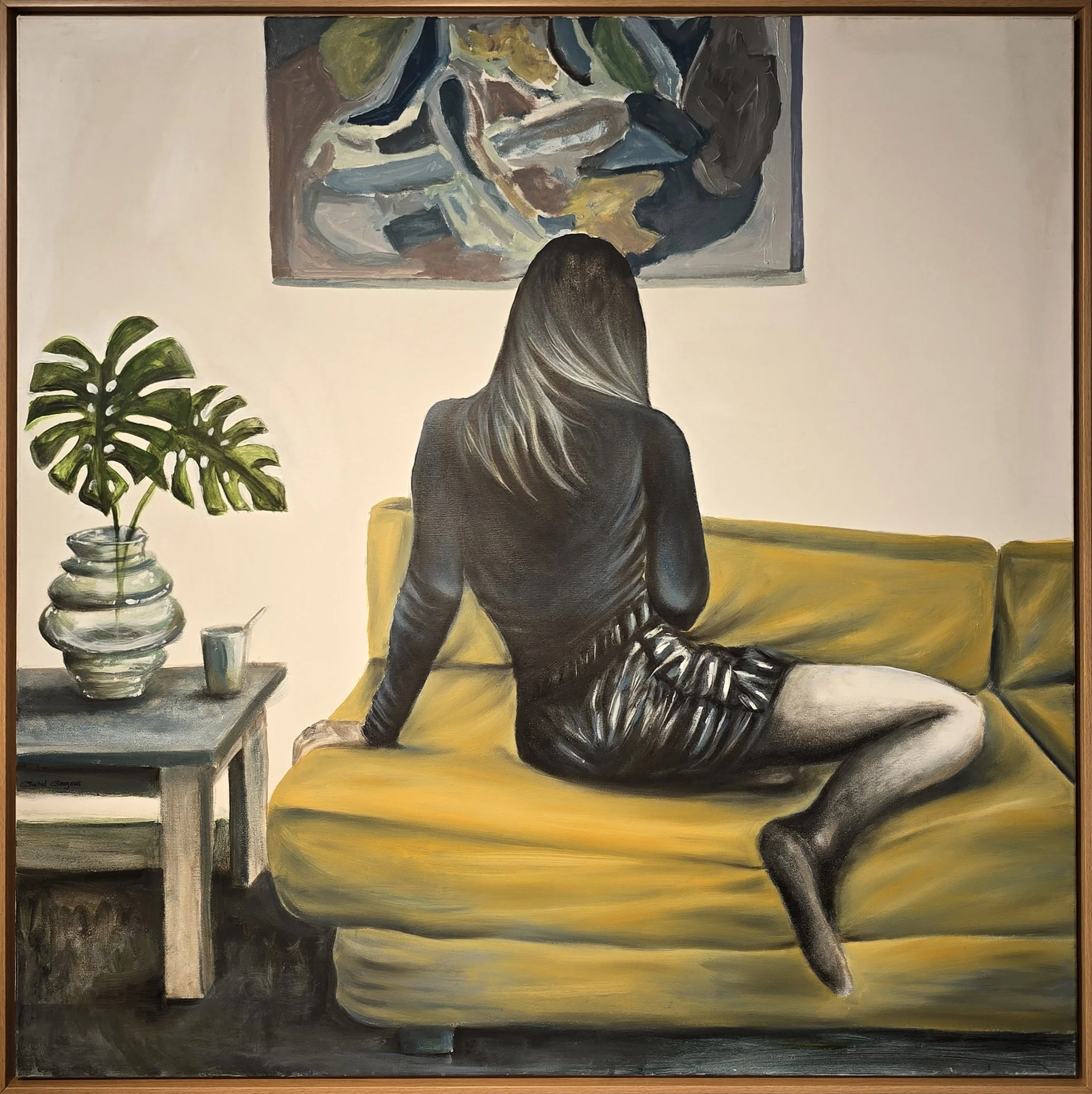 Unwelcome #11  
Oil on canvas 
125 x 125 cm  
Price Upon Request