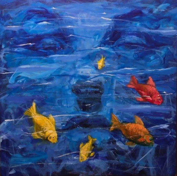 Untitled 
Acrylic on canvas  
90 x 90 cm  
2026  
Price Upon Request