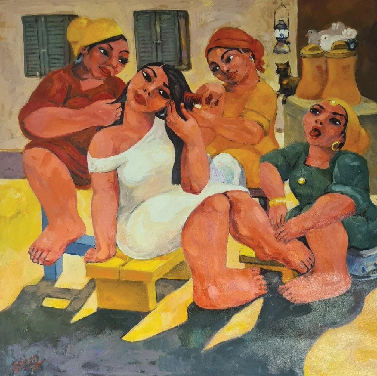 Untitled 
oil on canvas  
80 x 80 cm  
2020  
Price Upon Request