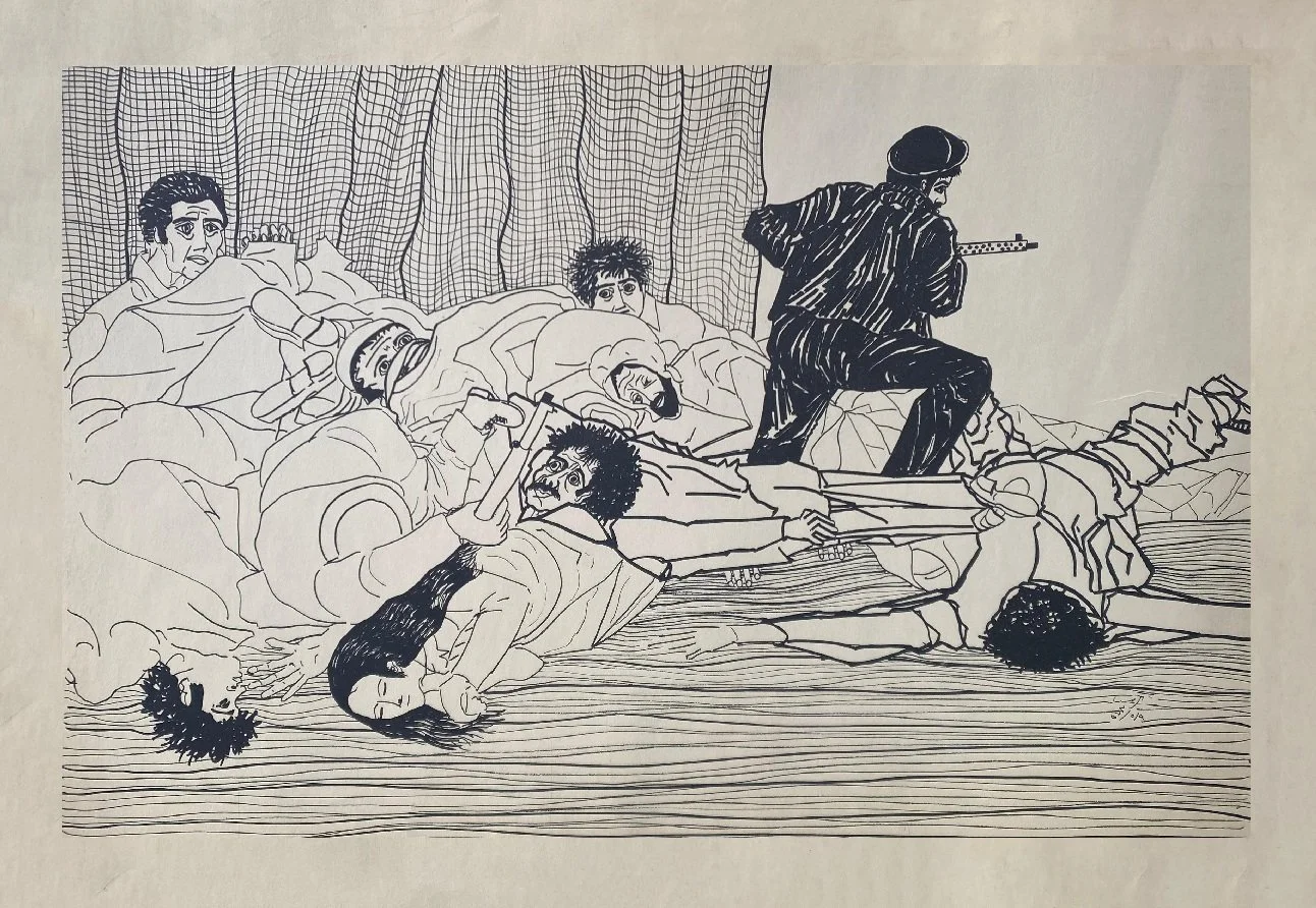 Untitled  
Lithographs on paper  
35 x 50 cm  
1974  
Price Upon Request