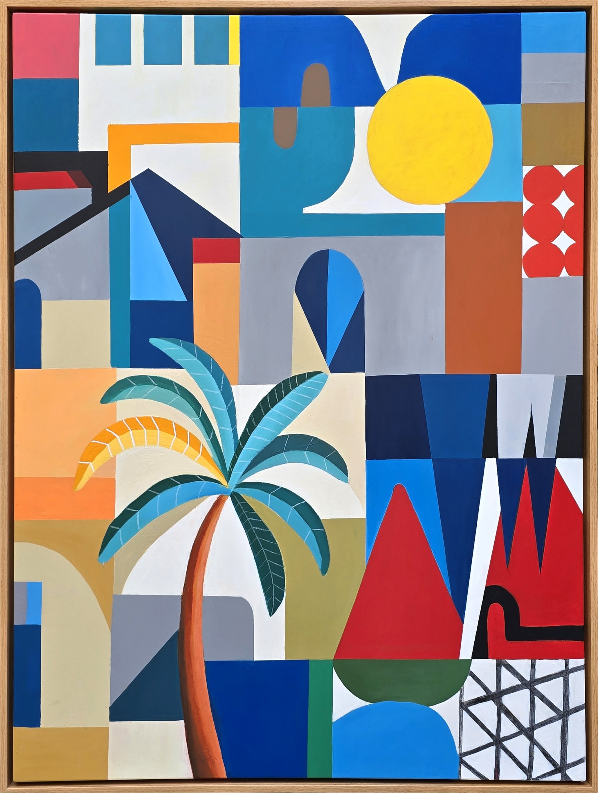 Above the Rooftops of Beirut 
Acrylic on canvas  
160 x 120 cm  
2026  
$5000