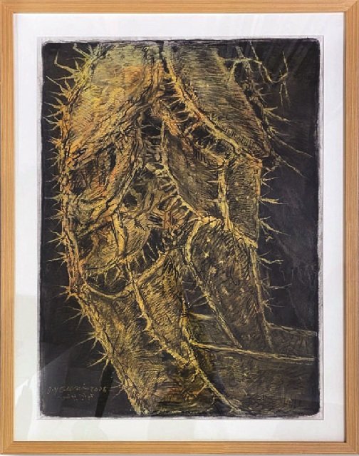 Untitled   
Charcoal on cardboard  
90 x 66  
2025  
Price Upon Request