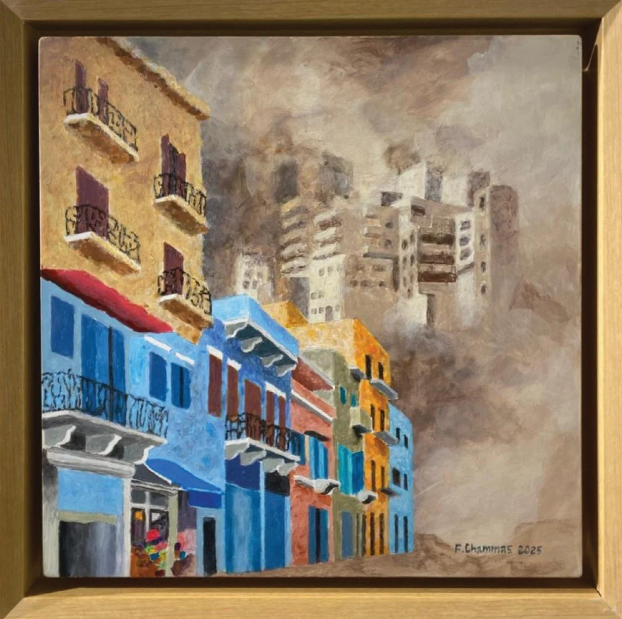 Untitled   
Acrylic on canvas  
36 x 36 cm  
2025 
Price Upon Request