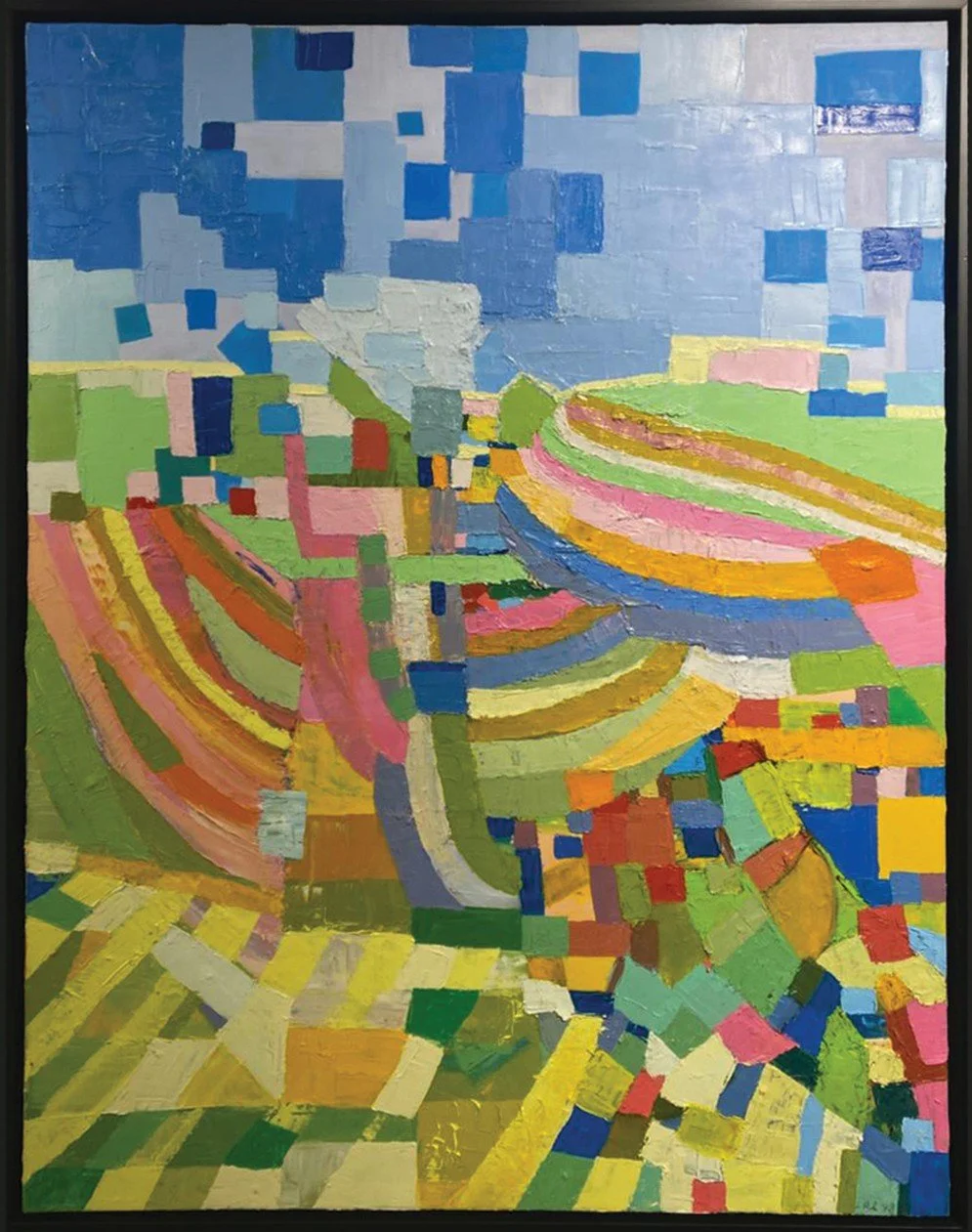 Fields of Color  
Oil on canvas  
120 x 90 cm 
2025 
$1,800