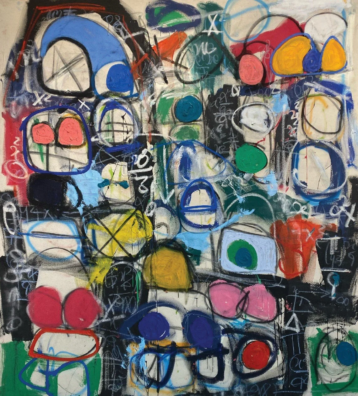 The Real Is Over 
Mixed media on canvas  
200 x 180 cm  
2022  
Price Upon Request