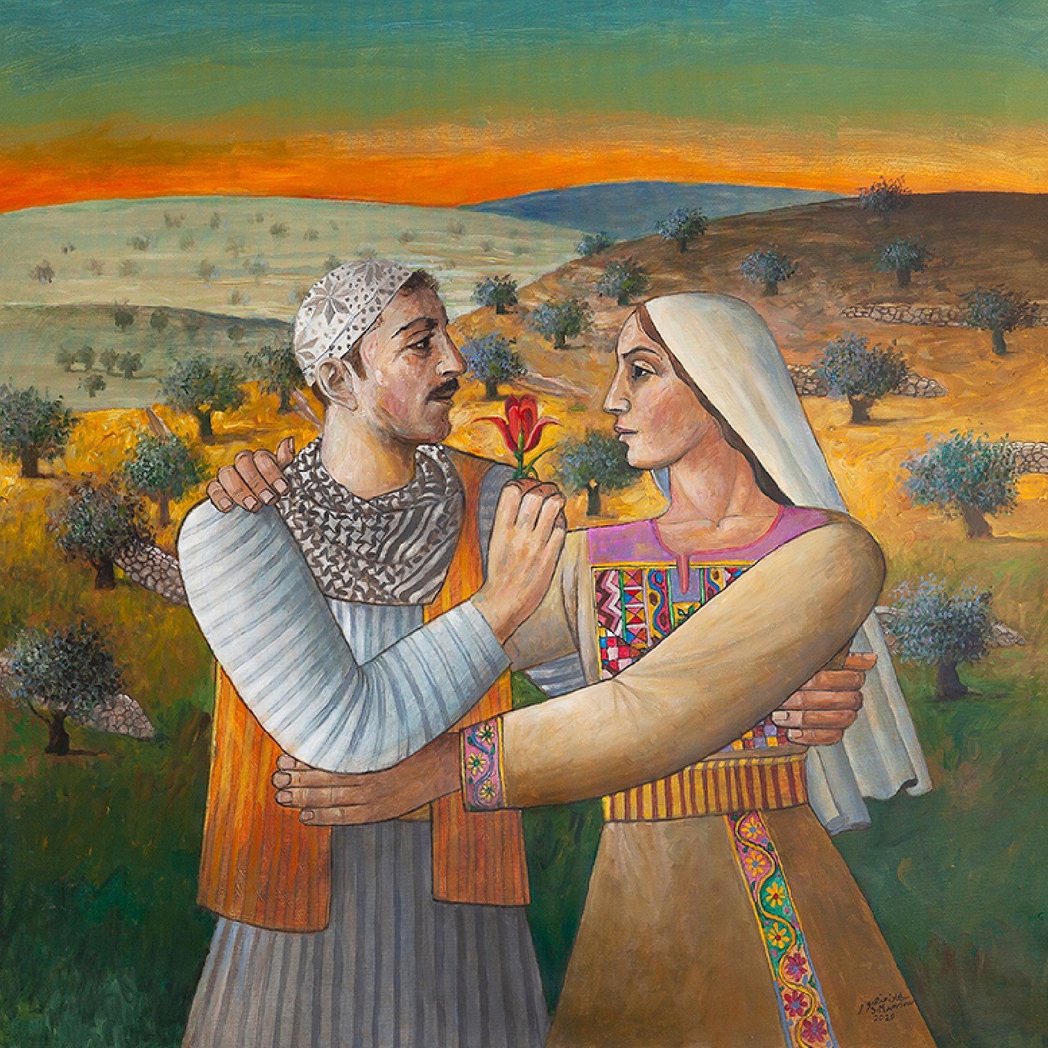 Love in Jalil  
Pigmented giclee print on paper 
108 x 108 cm 
E: 2/10 
Price Upon Request