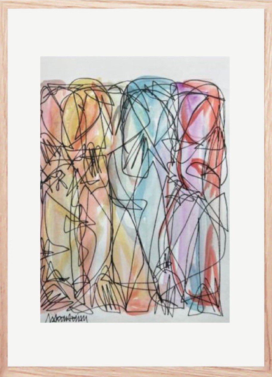 Untitled 
Mixed-media on paper 
29 x 21 cm  
2022  
$ 300