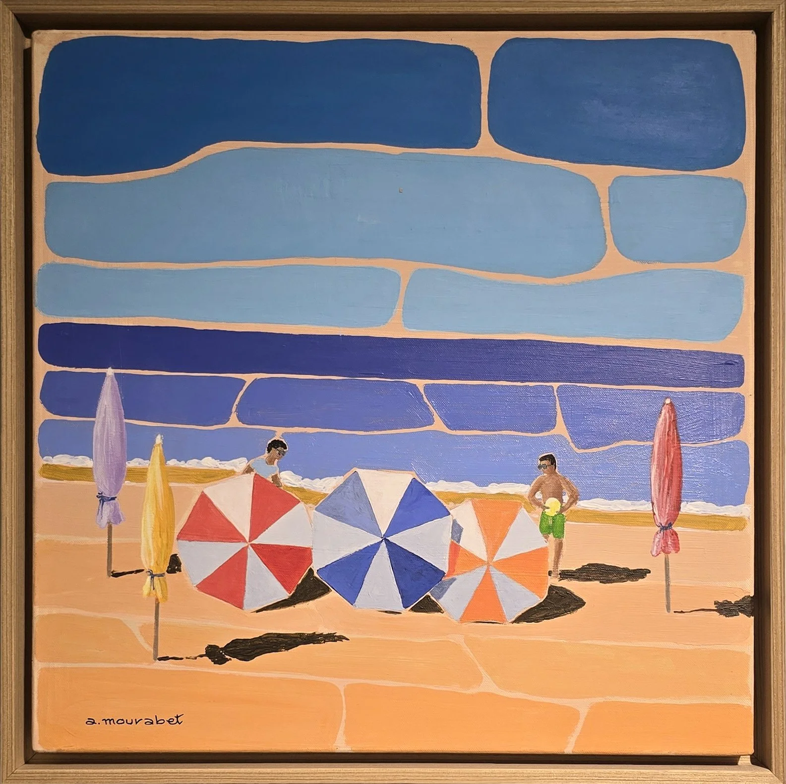 Beach Day 
Acrylic on canvas  
50 x 50 cm  
2026  
Price Upon Request