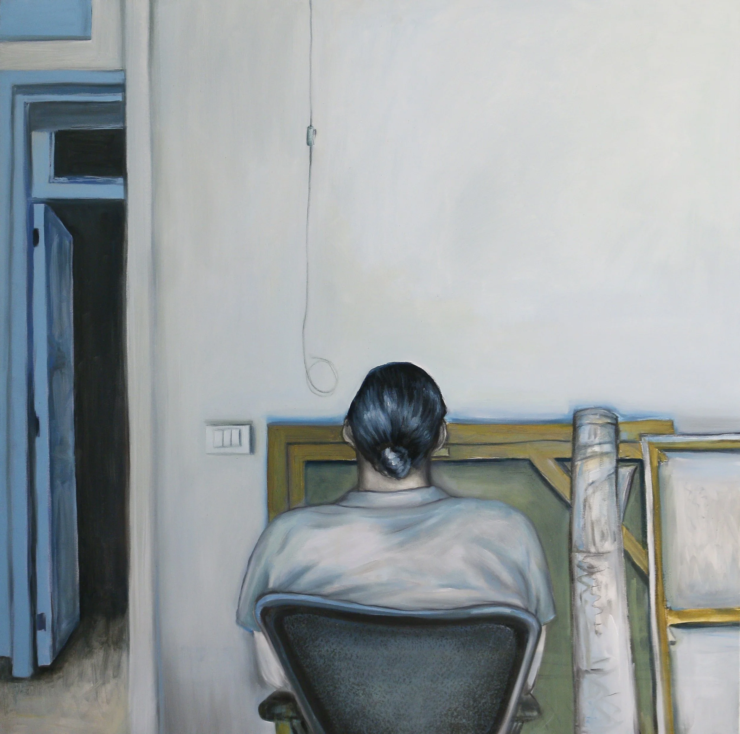 Unwelcome #07  
Oil on canvas 
120 x 120 cm  
SOLD