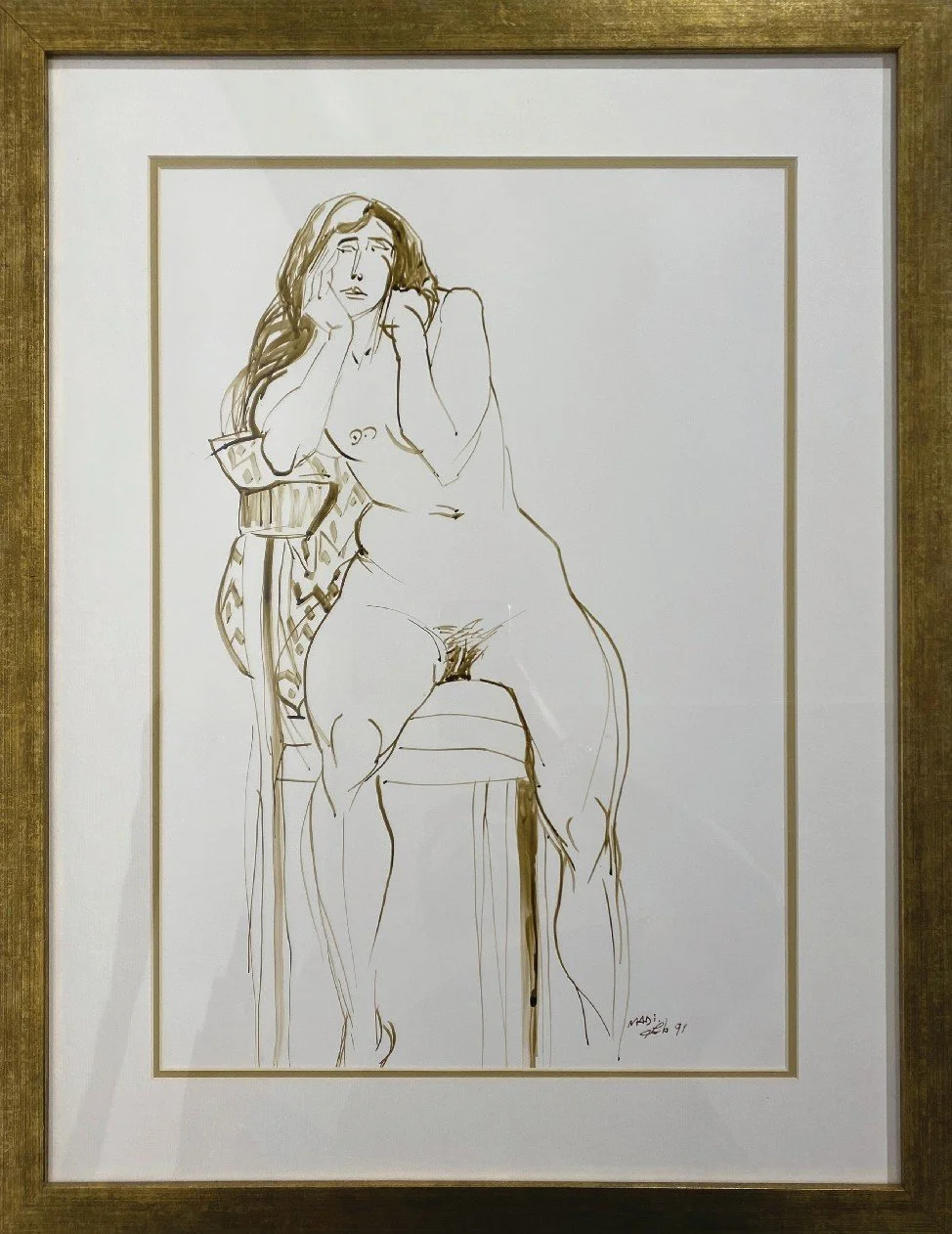 Untitled   
Ink on paper  
50 x 33.5 cm  
1991 
Price Upon Request