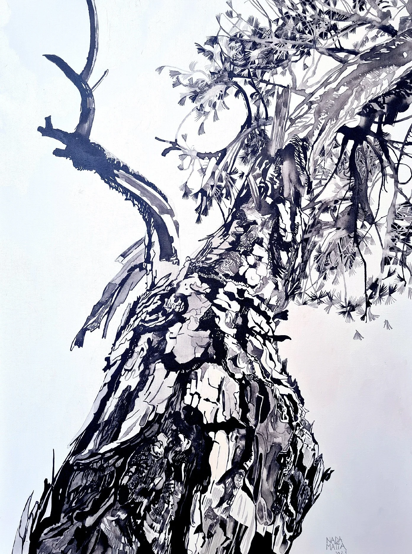 Magic Forest   
Acrylic on canvas 
96 x 75 cm  
2023 
Price Upon Request