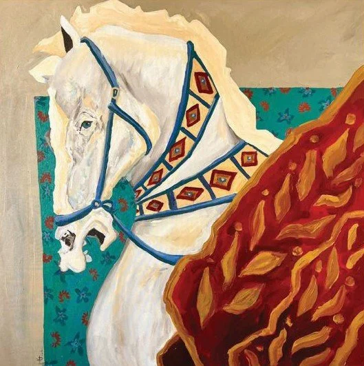 Series: Antar And Abla   
Acrylic on canvas  
100 x 100 cm 
2025  
$1800