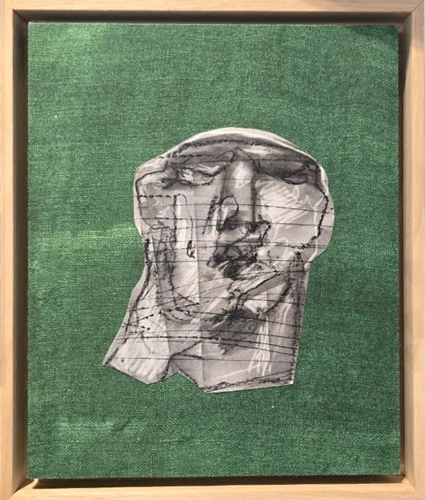 Reframing the Effendi 
Mixed media on wooden panel  
37 x 30cm 
2026  
Price Upon Request 