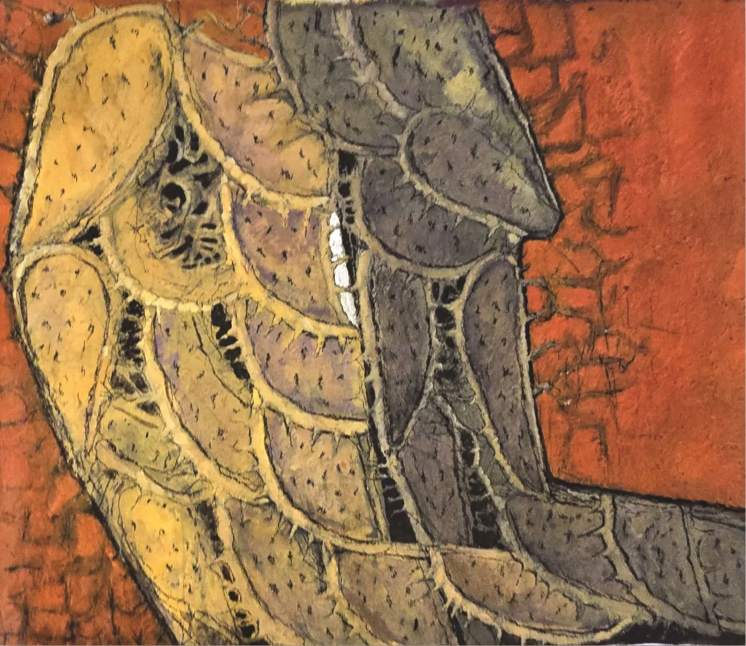 Untitled   
Mixed media on canvas  
145 x 165  
2025  
Price Upon Request