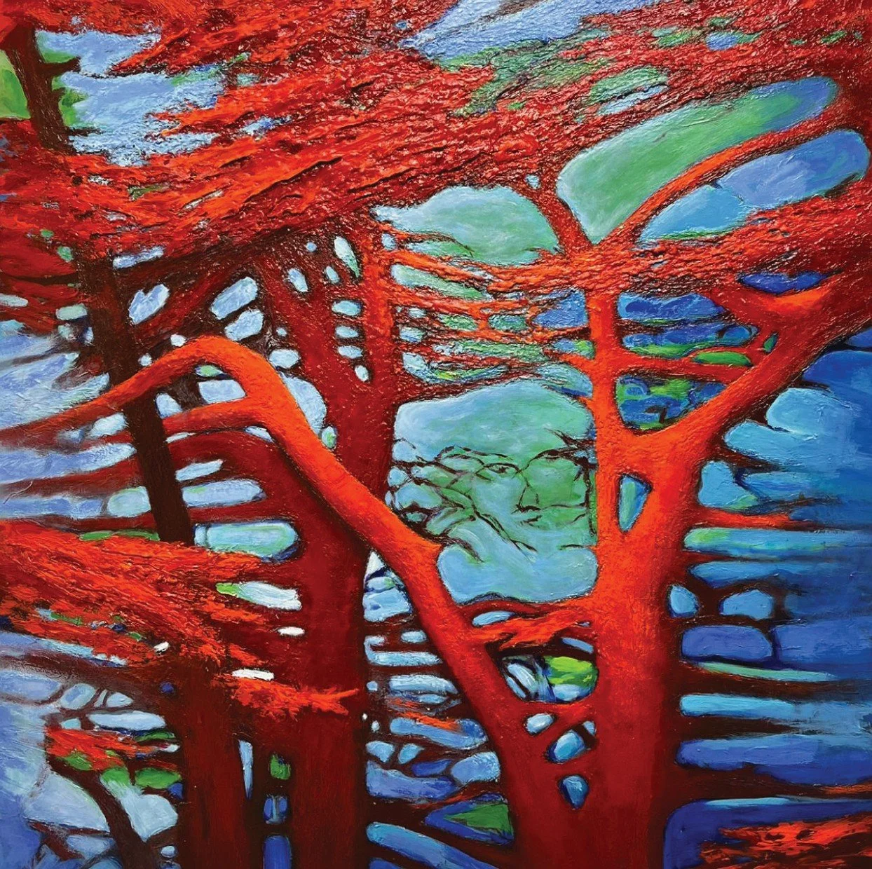 Rebellious   
Acrylic on canvas  
120 x 120  cm  
2025  
$ 2600