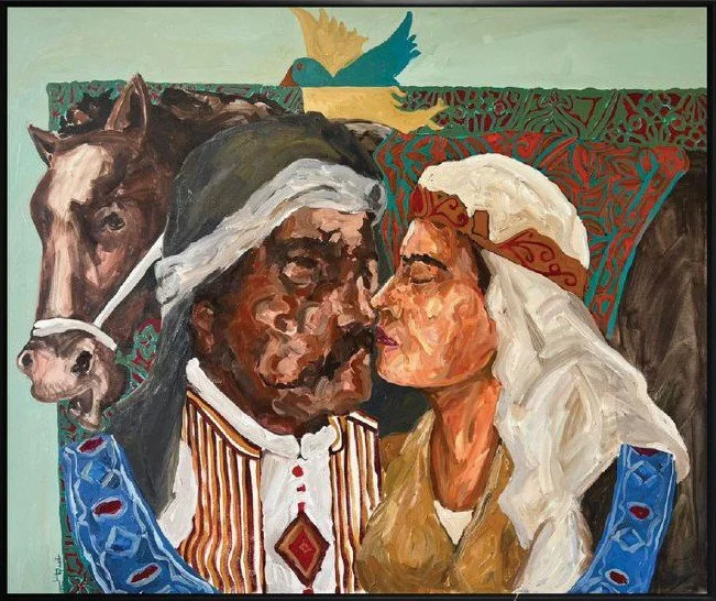 Series: Antar And Abla   
Acrylic on canvas  
100 x 120 cm 
2025  
$2200