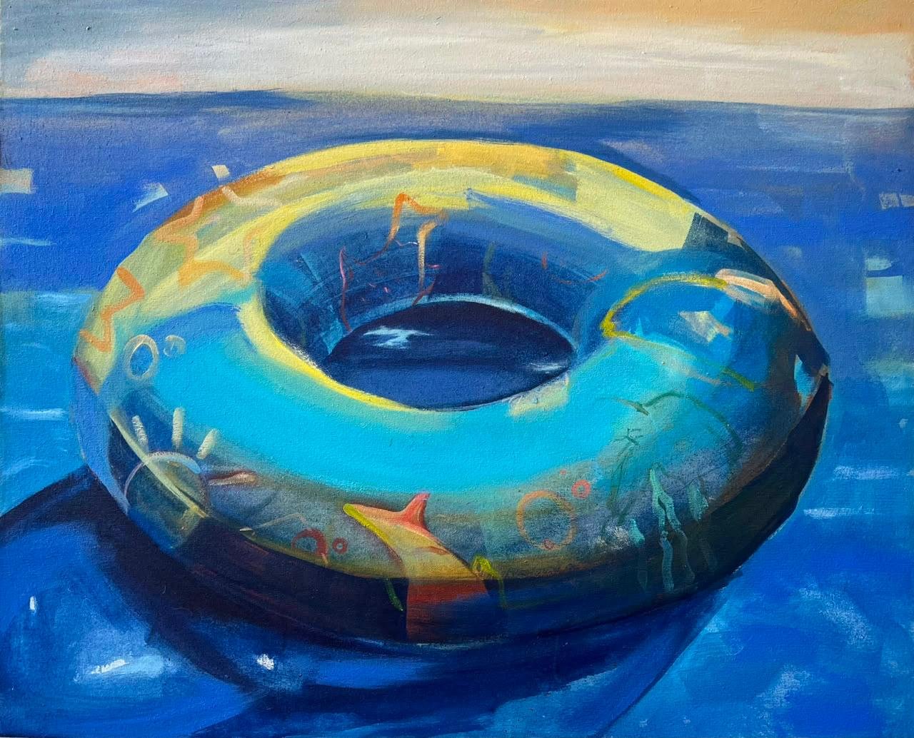 Between Water and Fear  
Acrylic on canvas  
90 x 115 cm  
2026  
$1500