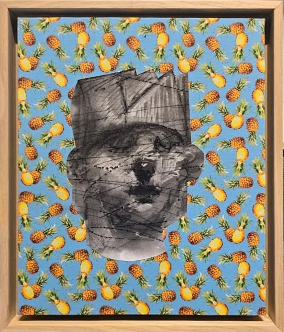Reframing the Effendi 
Mixed media on wooden panel  
37 x 30cm 
2026  
Price Upon Request 