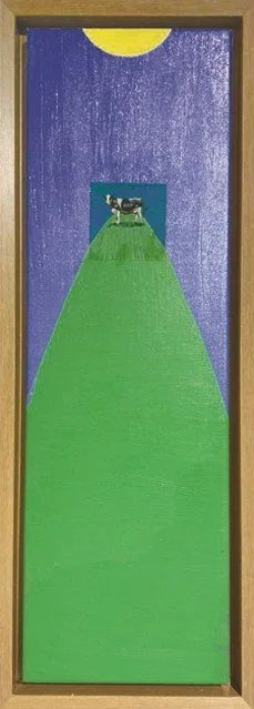 Untitled   
Mixed-media on canvas  
65.5 x 21 cm 
2025  
$350